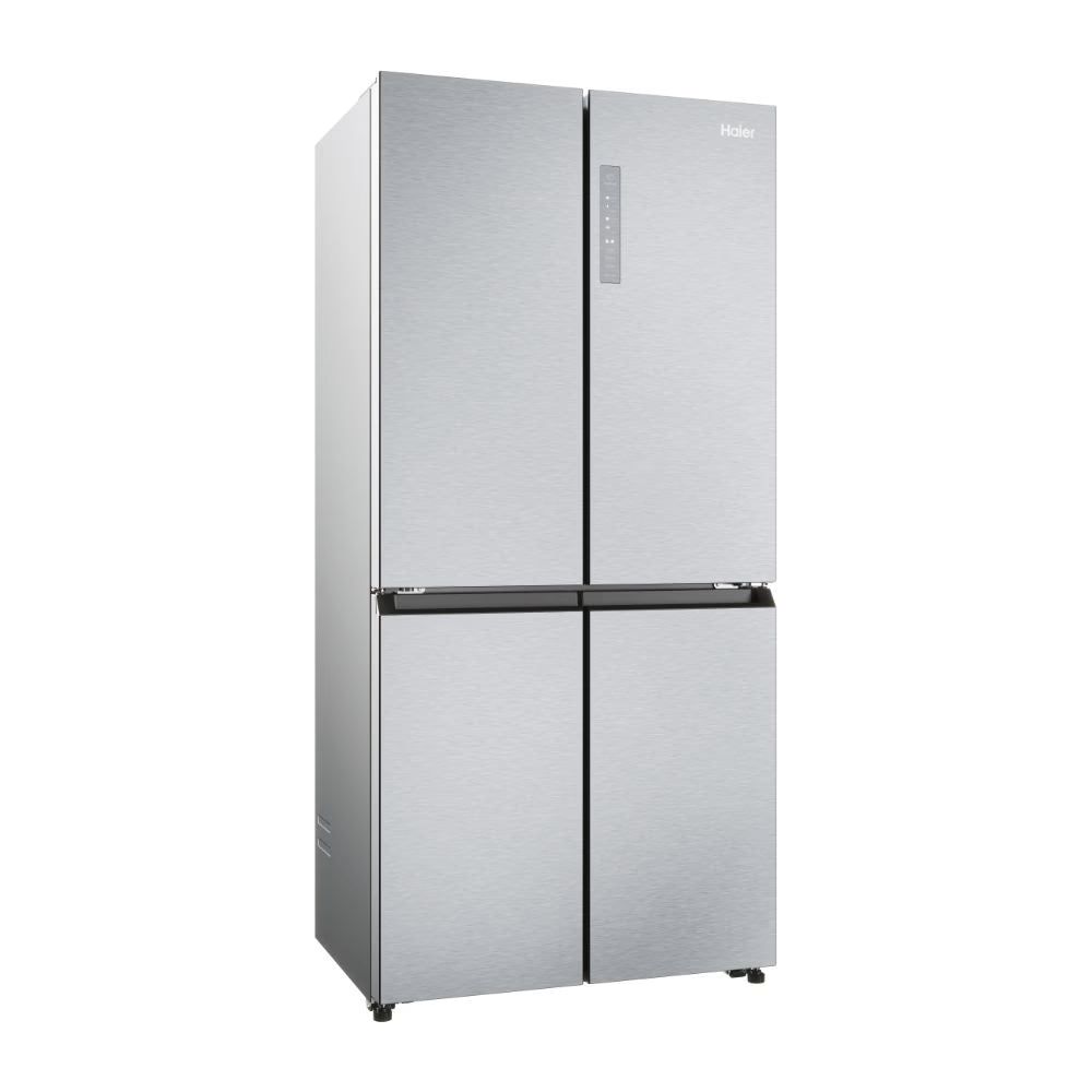 Haier Cube 83 Series 3 467L Frost Free freistehend Multi Door Kühl-Gefrierkombination - Gentle Silber | HCR3818ENMG.UK