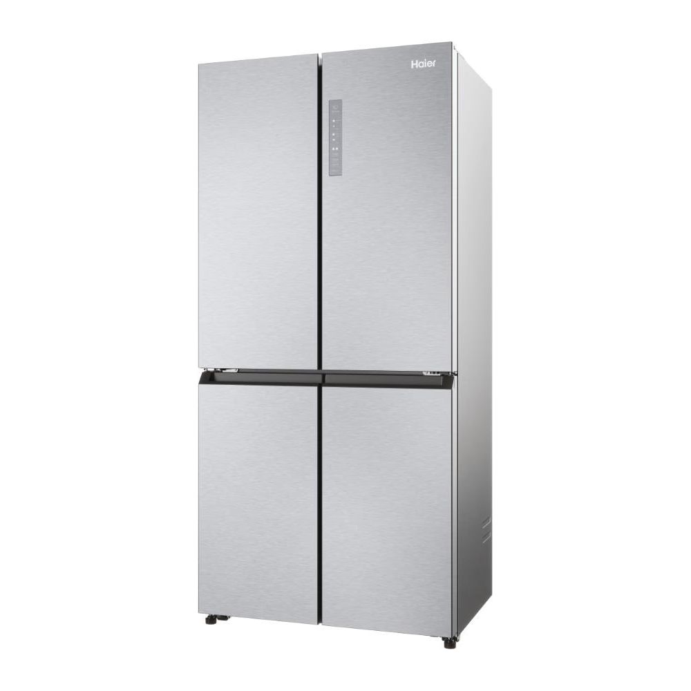 Haier Cube 83 Series 3 467L Frost Free freistehend Multi Door Kühl-Gefrierkombination - Gentle Silber | HCR3818ENMG.UK