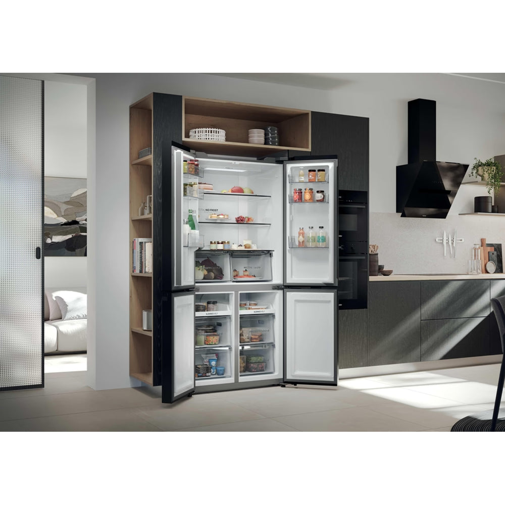Haier Cube 90 3 651L Frost Free Multi-door Kühl-Gefrierkombination - Slate Schwarz | HCR39F19ENPT