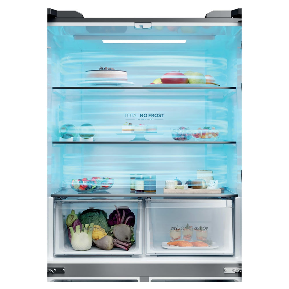 Haier Cube 90 3 651L Frost Free Multi-door Kühl-Gefrierkombination - Slate Schwarz | HCR39F19ENPT