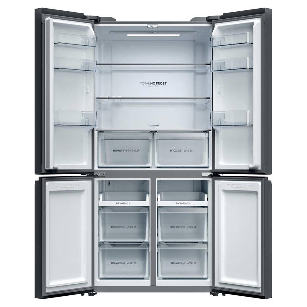 Haier Cube 90 3 651L Frost Free Multi-door Kühl-Gefrierkombination - Slate Schwarz | HCR39F19ENPT