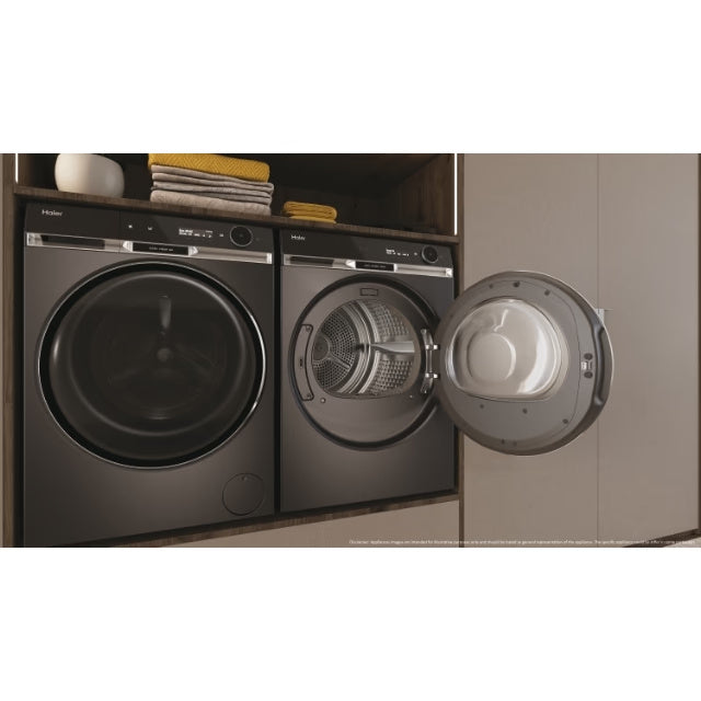 Haier X Series 11 9KG freistehend Heat Pump Wäschetrockner - Graphit | HD90-A3Q397PGU1UK