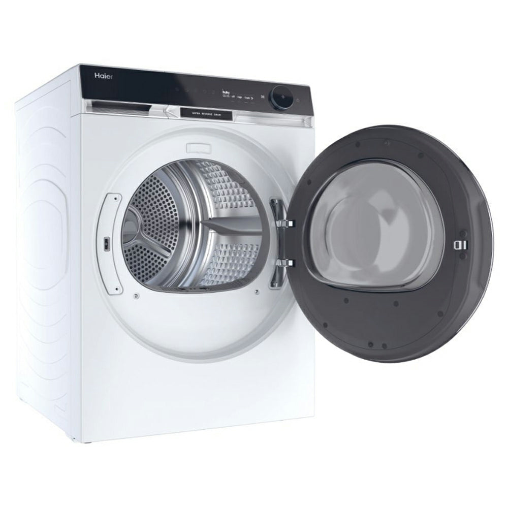 Haier X Series 11 9KG freistehend Heat Pump Wäschetrockner - Weiß | HD90-A3Q397U1-UK