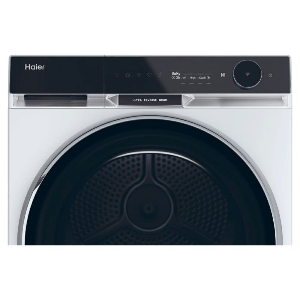 Haier X Series 11 9KG freistehend Heat Pump Wäschetrockner - Weiß | HD90-A3Q397U1-UK