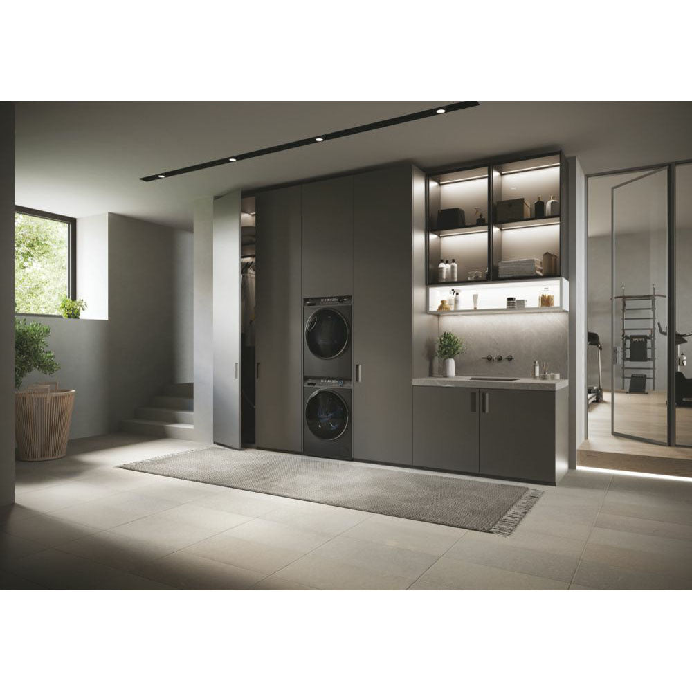 Haier I-Pro Series 7 Plus 9KG freistehend Heat Pump Wäschetrockner - Antracite | HD90-A3Q979RU1UK