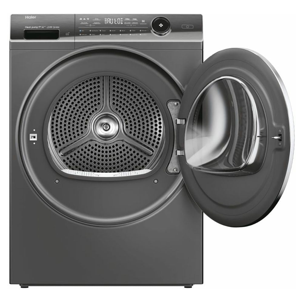Haier I-Pro Series 7 Plus 9KG freistehend Heat Pump Wäschetrockner - Antracite | HD90-A3Q979RU1UK