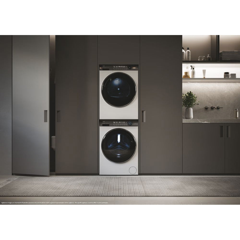 Haier I-Pro Series 7 Plus 9KG freistehend Heat Pump Wäschetrockner - Weiß | HD90-A3Q979U1