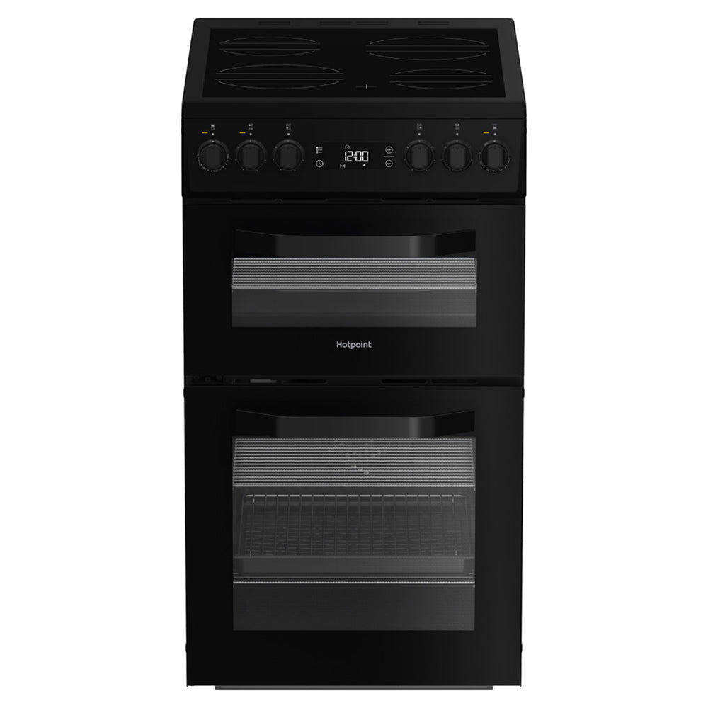 Hotpoint 50CM freistehend Electric Herd - Schwarz | HDE5VDCB