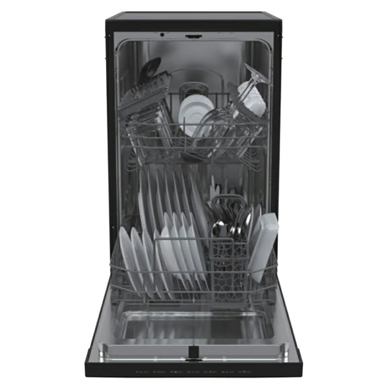 Hoover H-DISH 45CM freistehend Slimline Geschirrspüler - Schwarz | HDPH 2D1049B-80