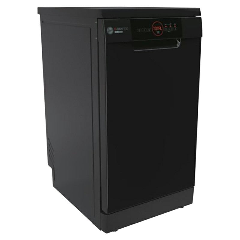 Hoover H-DISH 45CM freistehend Slimline Geschirrspüler - Schwarz | HDPH 2D1049B-80