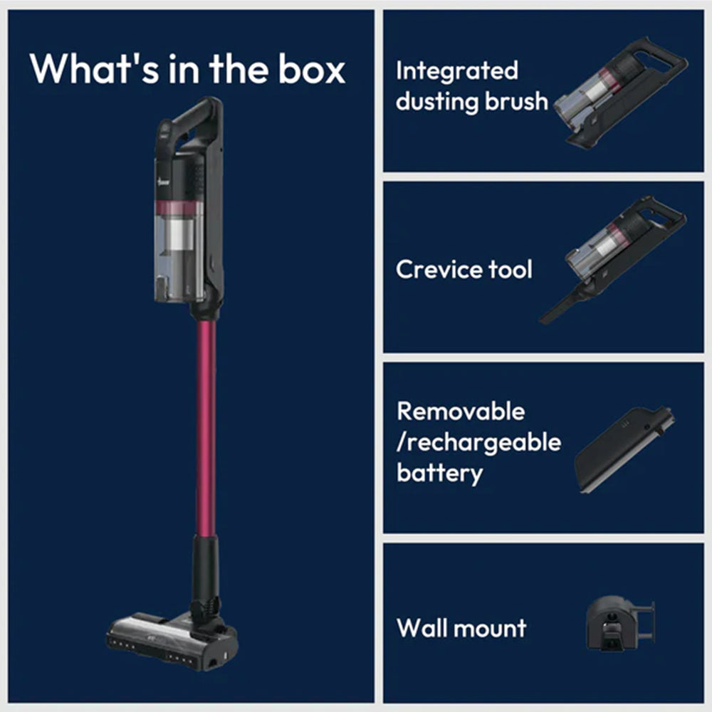 Hoover HF1 MAX Bagless Akkustaubsauger - Magenta | HF1M10H