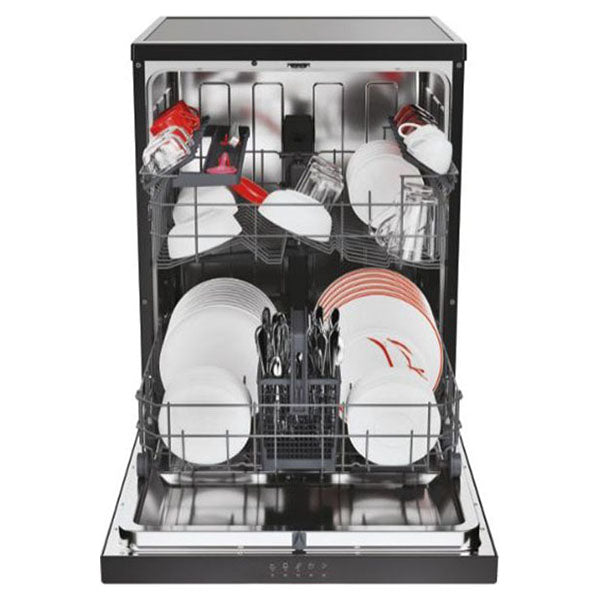 Hoover H-DISH 300 60CM freistehend Standard Geschirrspüler - Schwarz | HF 3C7L0B-80