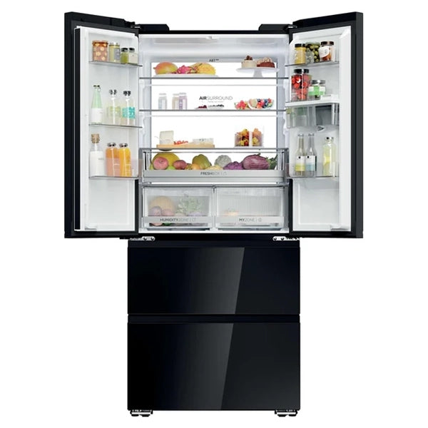 Haier FD 83 Series 7 466L Frost Free Multi-Door Kühl-Gefrierkombination - Schwarz | HFKR7819DWGBUK