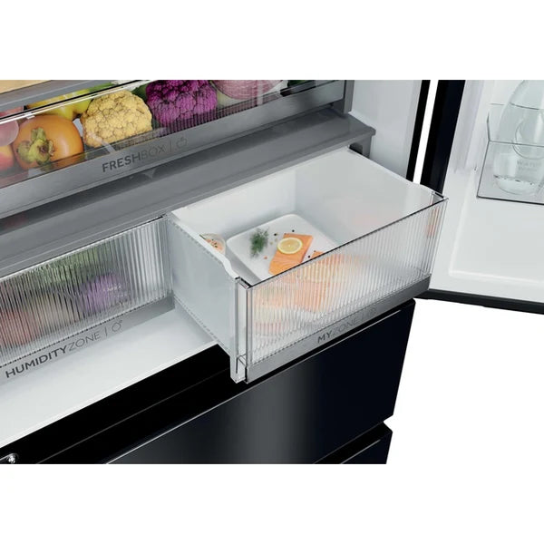 Haier FD 83 Series 7 466L Frost Free Multi-Door Kühl-Gefrierkombination - Schwarz | HFKR7819DWGBUK