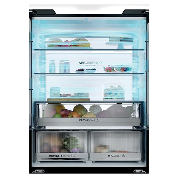 Haier FD 83 Series 7 466L Frost Free Multi-Door Kühl-Gefrierkombination - Schwarz | HFKR7819DWGBUK