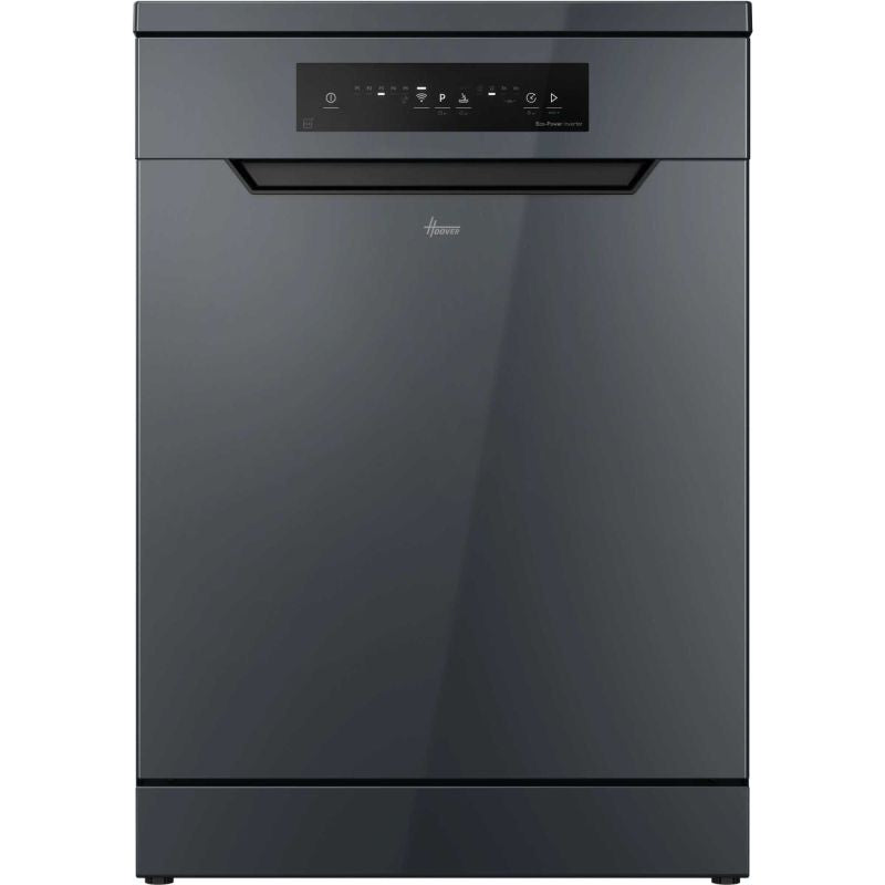 Hoover H-DISH 300 Lite 60CM freistehend Standard Geschirrspüler - Anthracite | HFP 4C7E0A-80