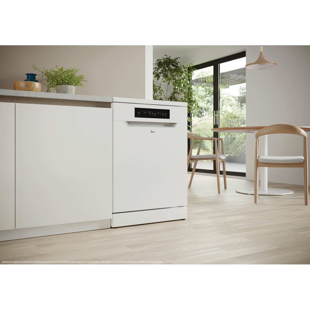 Hoover 60CM freistehend Standard Geschirrspüler - Weiß | HFP 4C7E0W-80