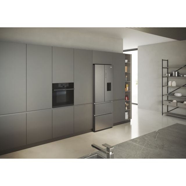 Haier FD 70 Series 5 444L Frost Free Multi Door freistehend Kühl-Gefrierkombination - Platinum Inox | HFR5719EWMP