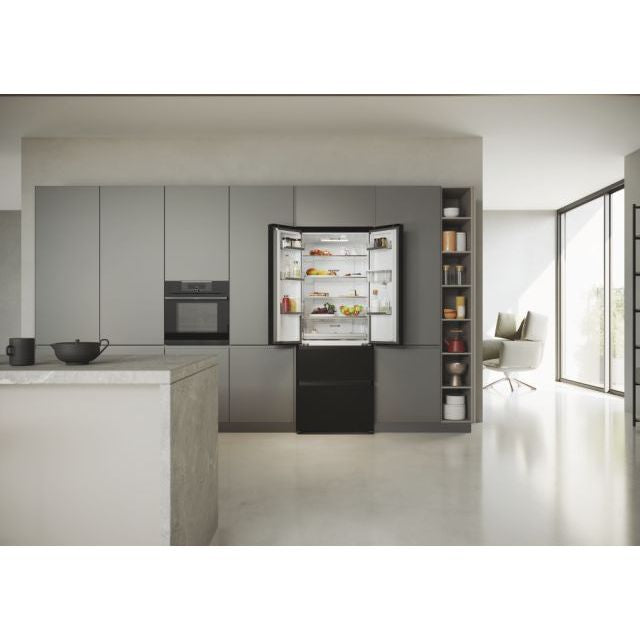 Haier FD 70 Series 5 444L Frost Free freistehend Kühl-Gefrierkombination - Slate Schwarz | HFR5719EWPB