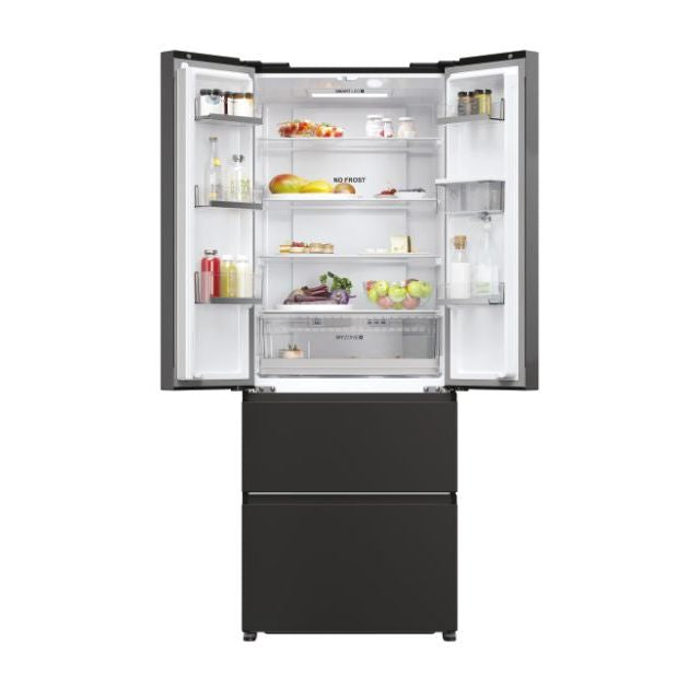 Haier FD 70 Series 5 444L Frost Free freistehend Kühl-Gefrierkombination - Slate Schwarz | HFR5719EWPB