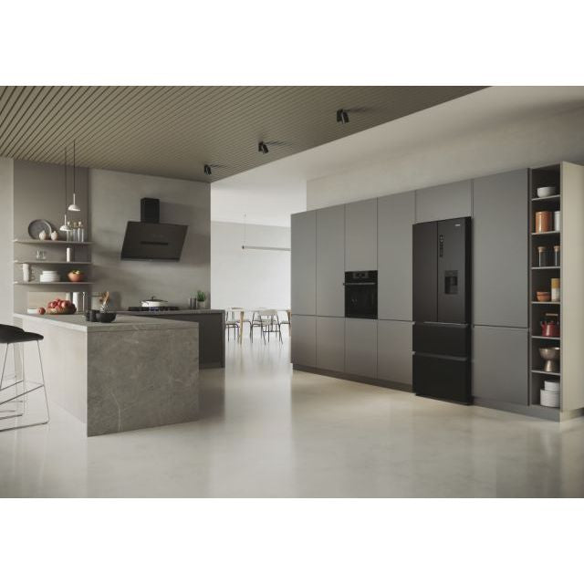 Haier FD 70 Series 5 444L Frost Free freistehend Kühl-Gefrierkombination - Slate Schwarz | HFR5719EWPB