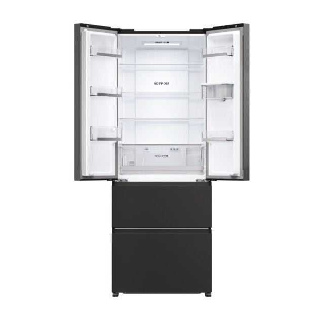 Haier FD 70 Series 5 444L Frost Free freistehend Kühl-Gefrierkombination - Slate Schwarz | HFR5719EWPB