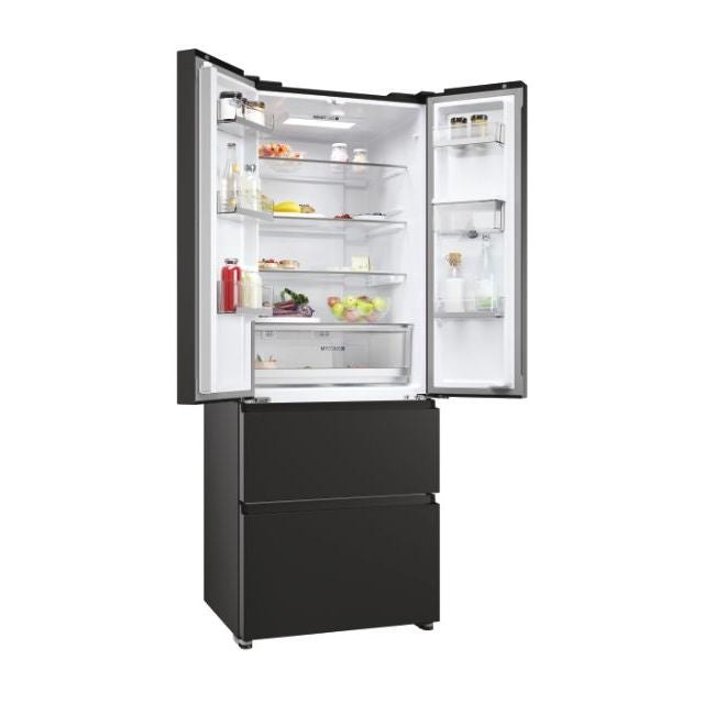 Haier FD 70 Series 5 444L Frost Free freistehend Kühl-Gefrierkombination - Slate Schwarz | HFR5719EWPB