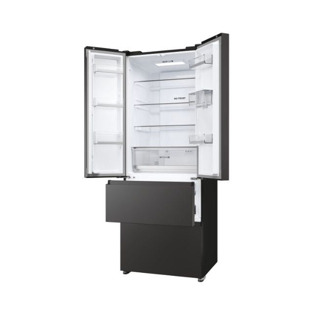 Haier FD 70 Series 5 444L Frost Free freistehend Kühl-Gefrierkombination - Slate Schwarz | HFR5719EWPB