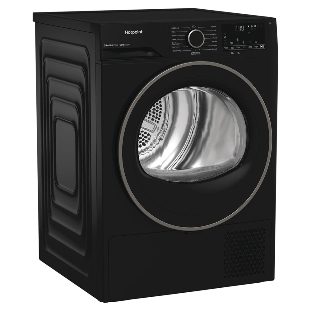 Hotpoint 9KG freistehend Heat Pump Wäschetrockner - Schwarz | HHDD90BBIRE