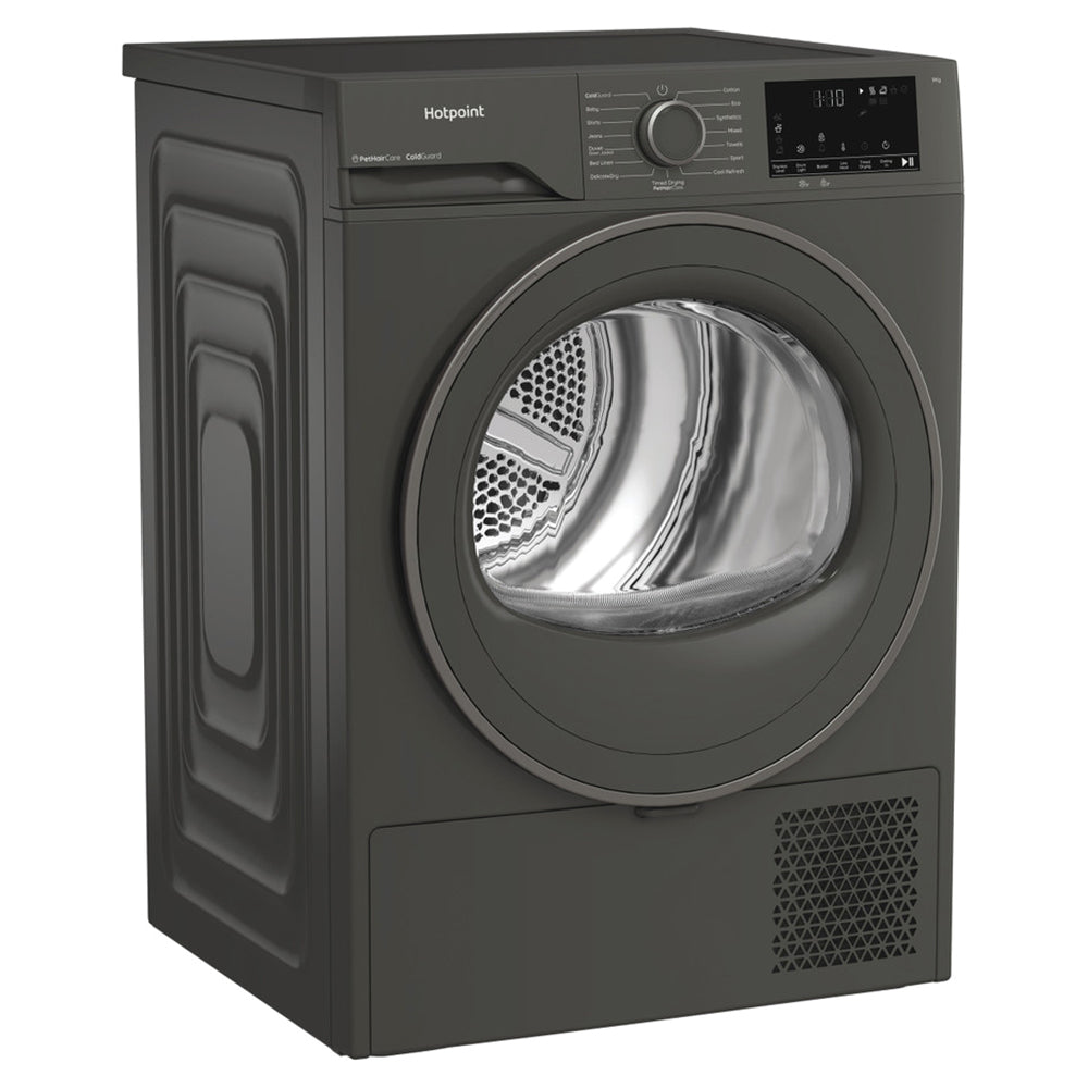 Hotpoint 9KG freistehend Heat Pump Wäschetrockner - Dark Grau | HHDD90GGIRE