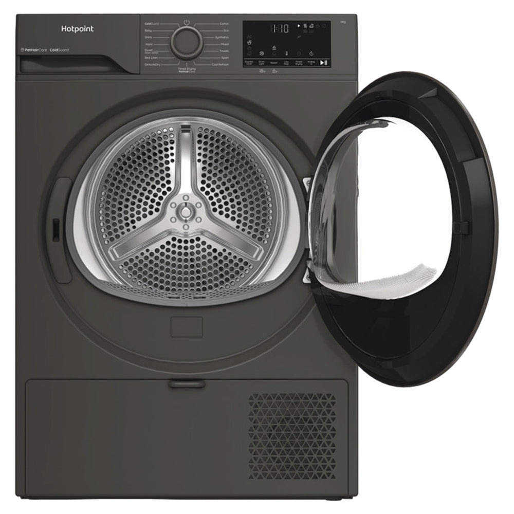 Hotpoint 9KG freistehend Heat Pump Wäschetrockner - Dark Grau | HHDD90GGIRE