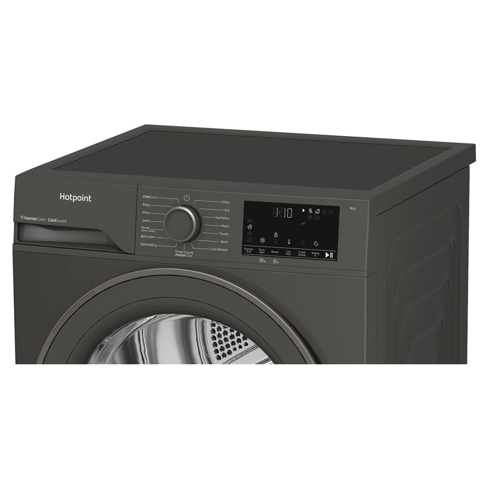 Hotpoint 9KG freistehend Heat Pump Wäschetrockner - Dark Grau | HHDD90GGIRE
