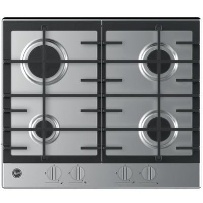 Hoover 4 Burner Einbau Gas Kochfeld - Edelstahl | HHG6BRK3X