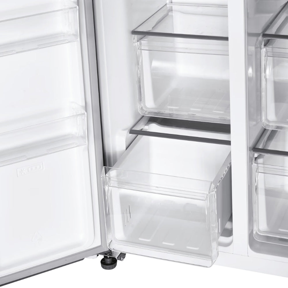 Hoover H-Kühlschrank 500 Maxi 521L Frost Free American freistehend Kühl-Gefrierkombination - Inox | HHSBSO-6174XK-1