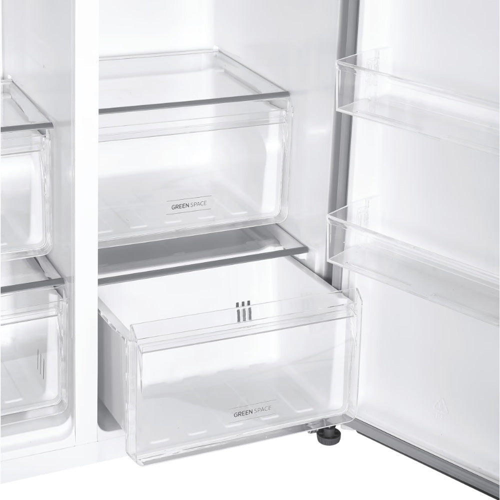 Hoover H-Kühlschrank 500 Maxi 521L Frost Free American freistehend Kühl-Gefrierkombination - Inox | HHSBSO-6174XK-1