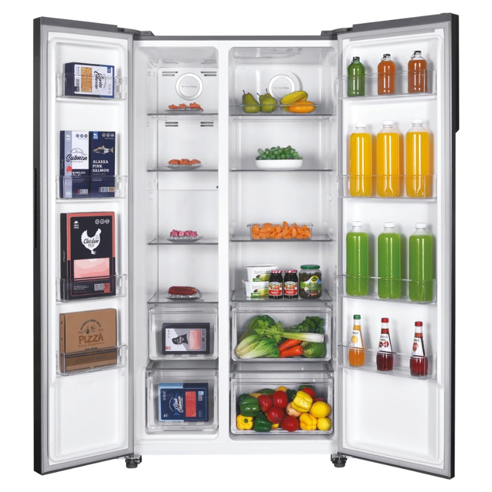 Hoover H-Kühlschrank 500 Maxi 521L Frost Free American freistehend Kühl-Gefrierkombination - Inox | HHSBSO-6174XK-1