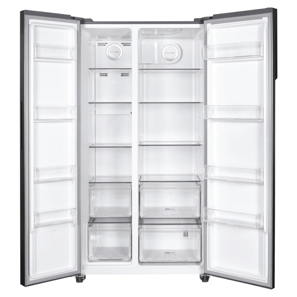 Hoover H-Kühlschrank 500 Maxi 521L Frost Free American freistehend Kühl-Gefrierkombination - Inox | HHSBSO-6174XK-1