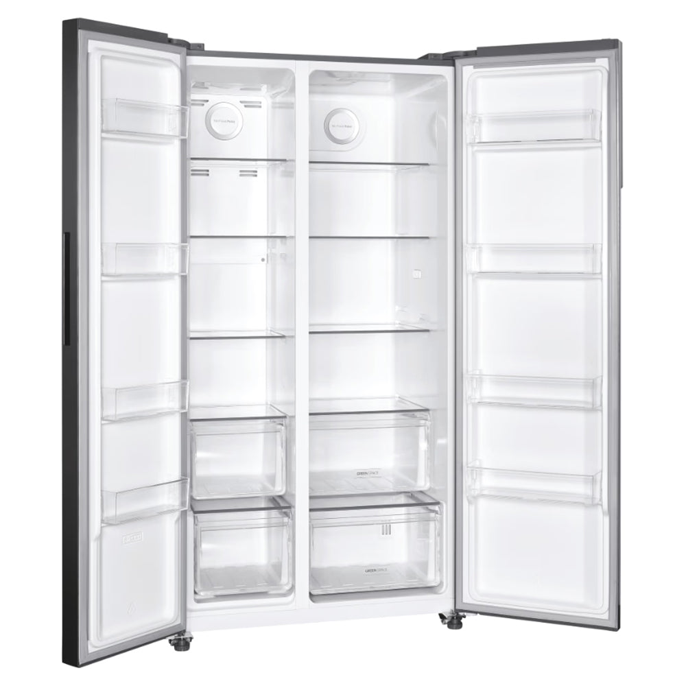 Hoover H-Kühlschrank 500 Maxi 521L Frost Free American freistehend Kühl-Gefrierkombination - Inox | HHSBSO-6174XK-1