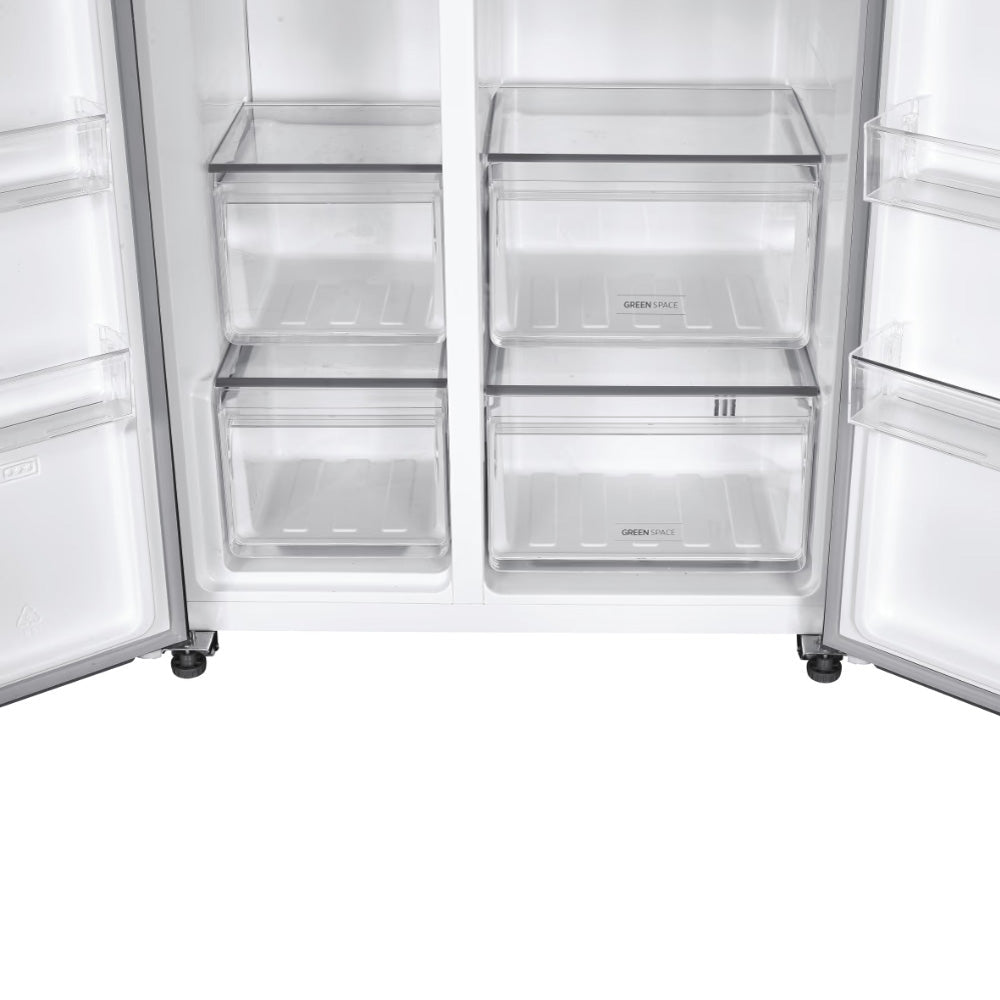Hoover H-Kühlschrank 500 Maxi 521L Frost Free American freistehend Kühl-Gefrierkombination - Inox | HHSBSO-6174XK-1