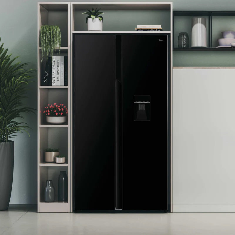 Hoover H-Kühlschrank 500 Maxi 532L Frost Free freistehend American Kühl-Gefrierkombination - Schwarz | HHSBSO6174BWDK-1