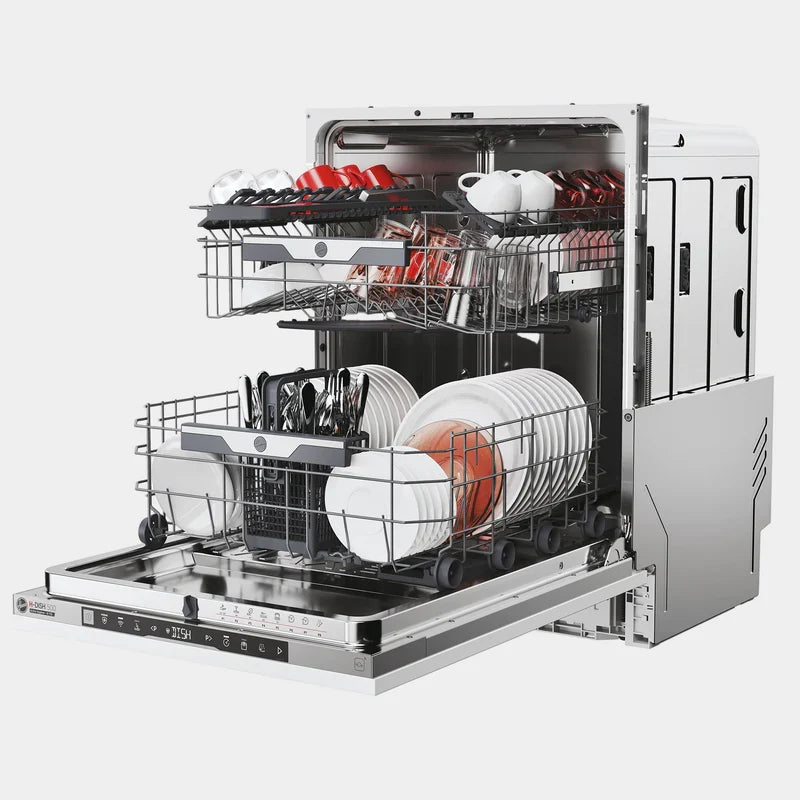 Hoover H-Dish 500 60CM Fully integriert Standard Geschirrspüler - Graphit | HI 5C6F0S-80