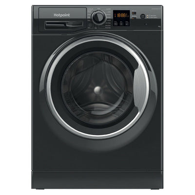 Hotpoint 9KG 1400RPM freistehend Waschmaschine - Schwarz | HNR9W64BSIRE