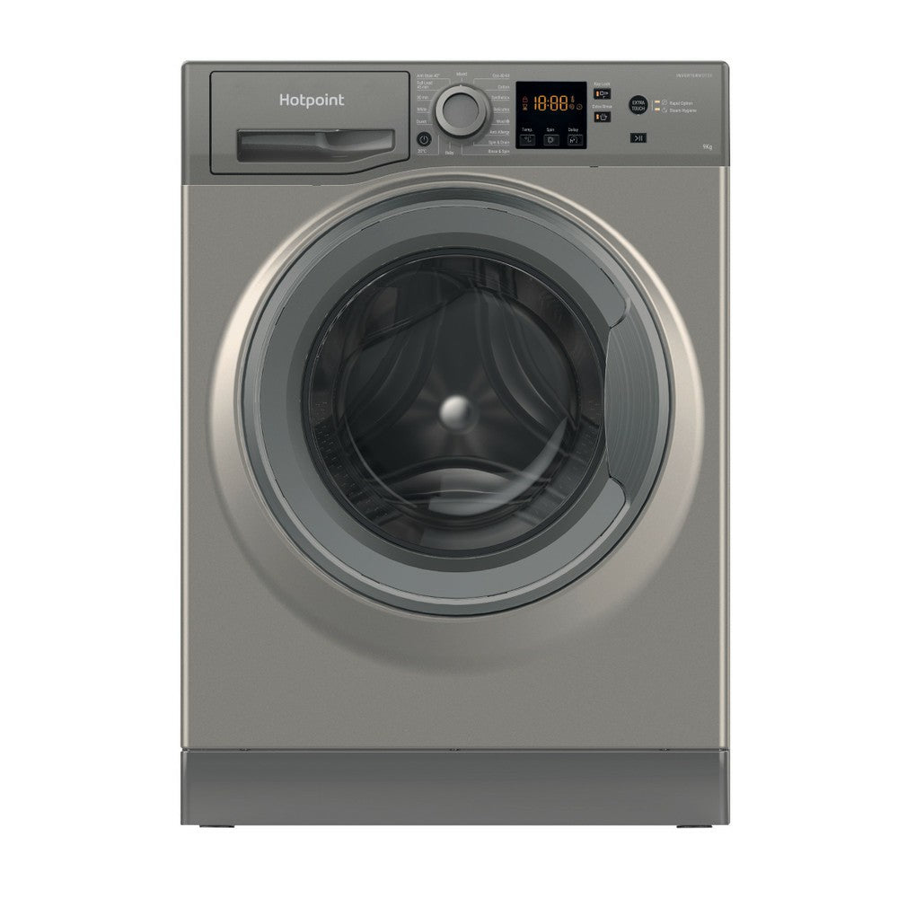 Hotpoint 9KG 1400RPM freistehend Waschmaschine - Graphit | HNR9W64GGIRE
