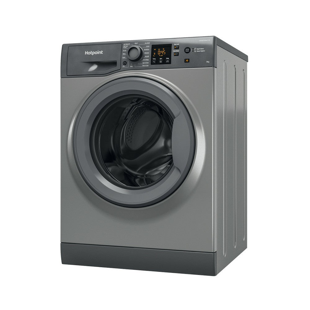 Hotpoint 9KG 1400RPM freistehend Waschmaschine - Graphit | HNR9W64GGIRE