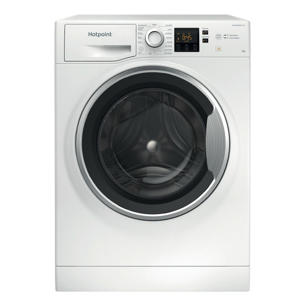 Hotpoint 9KG 1400RPM freistehend Waschmaschine - Weiß | HNR9W64WSIRE