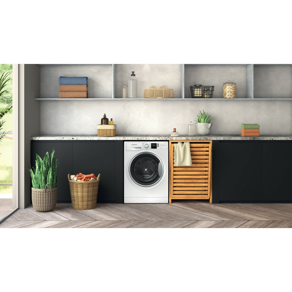 Hotpoint 9KG 1400RPM freistehend Waschmaschine - Weiß | HNR9W64WSIRE