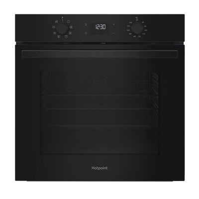 Hotpoint 71L Einbau Multifunction Electric Einbaubackofen - Schwarz | HO3K55CBUK