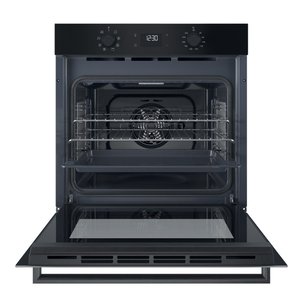 Hotpoint 71L Einbau Multifunction Electric Einbaubackofen - Schwarz | HO3K55CBUK