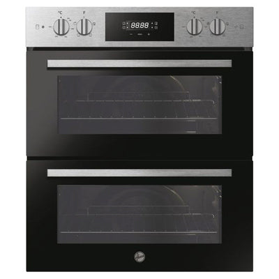 Hoover 77L Built-Under Electric Doppelbackofen - Edelstahl & Schwarz | HO7DC3B308IN