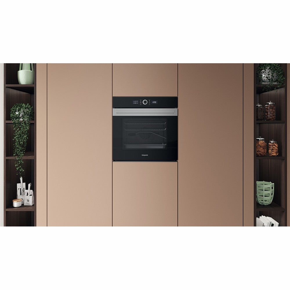Hotpoint 73L Einbau Multifunction Electric Einbaubackofen - Schwarz und Silber | HOI5S8PM0XUK